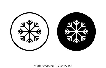Snow icon vector illustration. snowflake sign and symbol