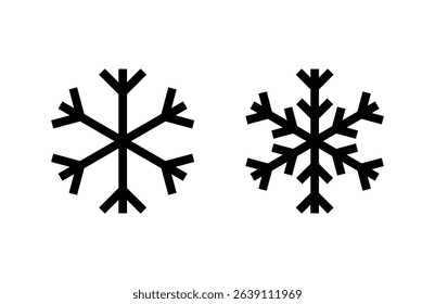 Snow icon vector illustration. snowflake sign and symbol