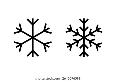 Snow icon vector illustration. snowflake sign and symbol