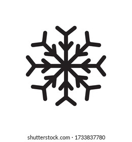 Estilo de iluminación del vector de iconos de nieve
