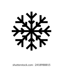 Snow icon vector. snowflake icon vector