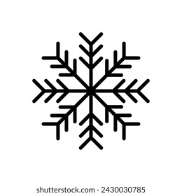 Snow icon vector. snowflake icon vector