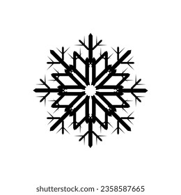 Snow icon vector. snowflake icon vector, Winter symbol. Christmas logo sign. Vector illustration.