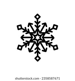 Snow icon vector. snowflake icon vector, Winter symbol. Christmas logo sign. Vector illustration.