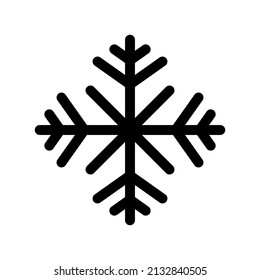 Snow Icon Vector Symbol Design Illustration