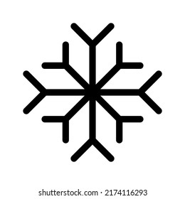 Snow Icon Vector Symbol Design Illustration