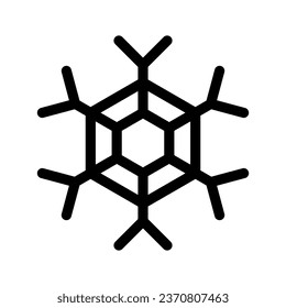 Snow Icon Vector Symbol Design Illustration