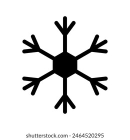 Snow Icon Vector Symbol Design Illustration