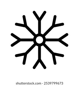 Snow Icon Vector Symbol Design Illustration