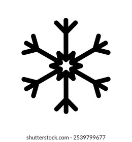 Schneesymbol, Vektorsymbol, Entwurfsgrafik