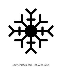Snow Icon Vector Symbol Design Illustration