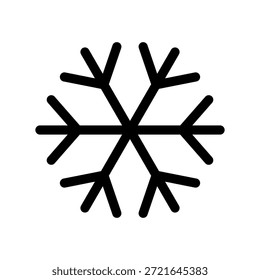 Schneesymbol, Vektorsymbol, Entwurfsgrafik