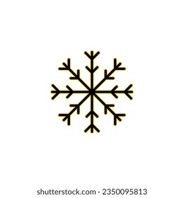Snow icon vector for web and mobile app. snowflake sign and symbol