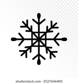Snow icon vector. Winter snow vector icon illustration sign