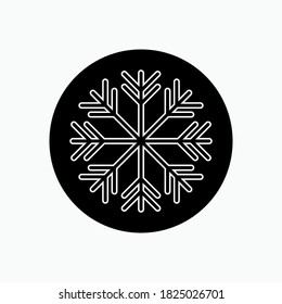 Snow Icon. Weather Symbol - Vector Logo Template.