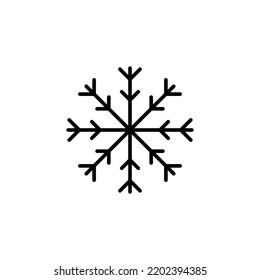 Snow icon for web and mobile app. snowflake sign and symbol