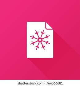 snow icon. winter sign