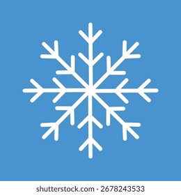 Schnee-Symbole. Schneeflocke einfach zu bedienen Symbol-Illustration. Schnee. Wintersymbole. Vektor Material Dekoration einfache Dekoration weißen Winter. Isolierte geometrische Elemente Weihnachtsvektor. Schneeflocken. Schneeflocken