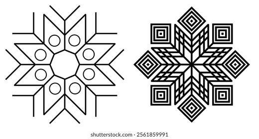 Snow Icons. Snowflakes Vector Icons. Winter Icons. Snow or Snowflake symbol. Snow. Snowflakes
