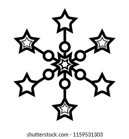 Snow icon.winter,snowy symbol vector