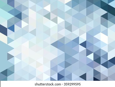 snow icy water color triangular seamless pattern background