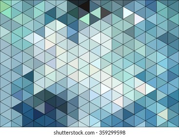 snow icy water color triangular seamless pattern background