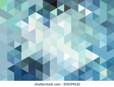 snow icy water color triangular seamless pattern background