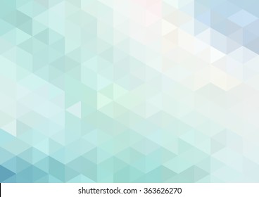 Snow Icy Water Color Triangular Pattern Background