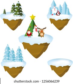 snow island vector