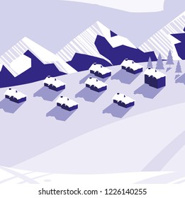 snow landscape design