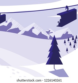 snow landscape design