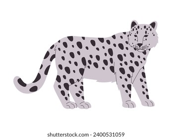 snow leopard big cat wild animal danger carnivore predator hunter creature winter environment