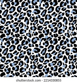 Snow Leopard Design Seamless Animal Background, Snow Leopard Skin