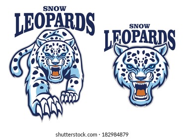 snow leopard mascot