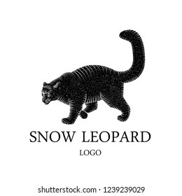  Snow leopard- vector illustaration