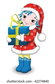 Snow Maiden, granddaughter Grandfather Frost, grandchild  Father Christmas