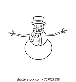 snow man clip art