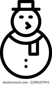 snow man icon for download