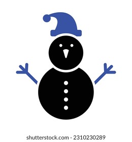 Snow-Man-Symbol, Vektorgrafik