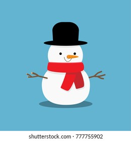 snow man illustration