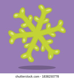 snow man skating flakes design vector illustration