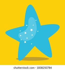 ilustración vectorial de diseño de estrella de patinaje sobre nieve