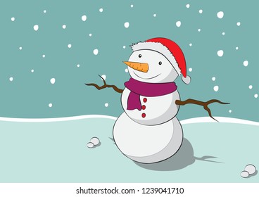 SNOW MAN VECTOR