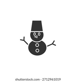 Snow man vector and Christmas vector design