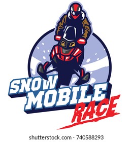 snow mobile race design