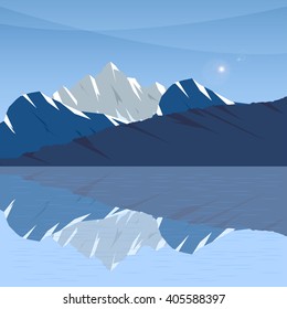 snow mountain,  mountain landscape,  landscape,  mountains vector, Mountain silhouette,  background mountains