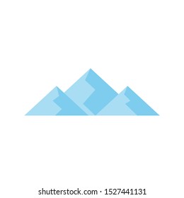 SNOW MOUNTAINS IN COLD WINTER