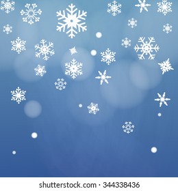 snow night background vector