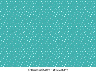Snow on the blue background, vector pattern