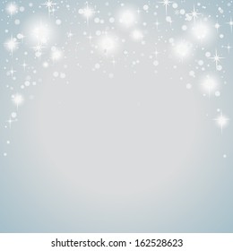 Snow on the grey background. Eps 10 vector file.